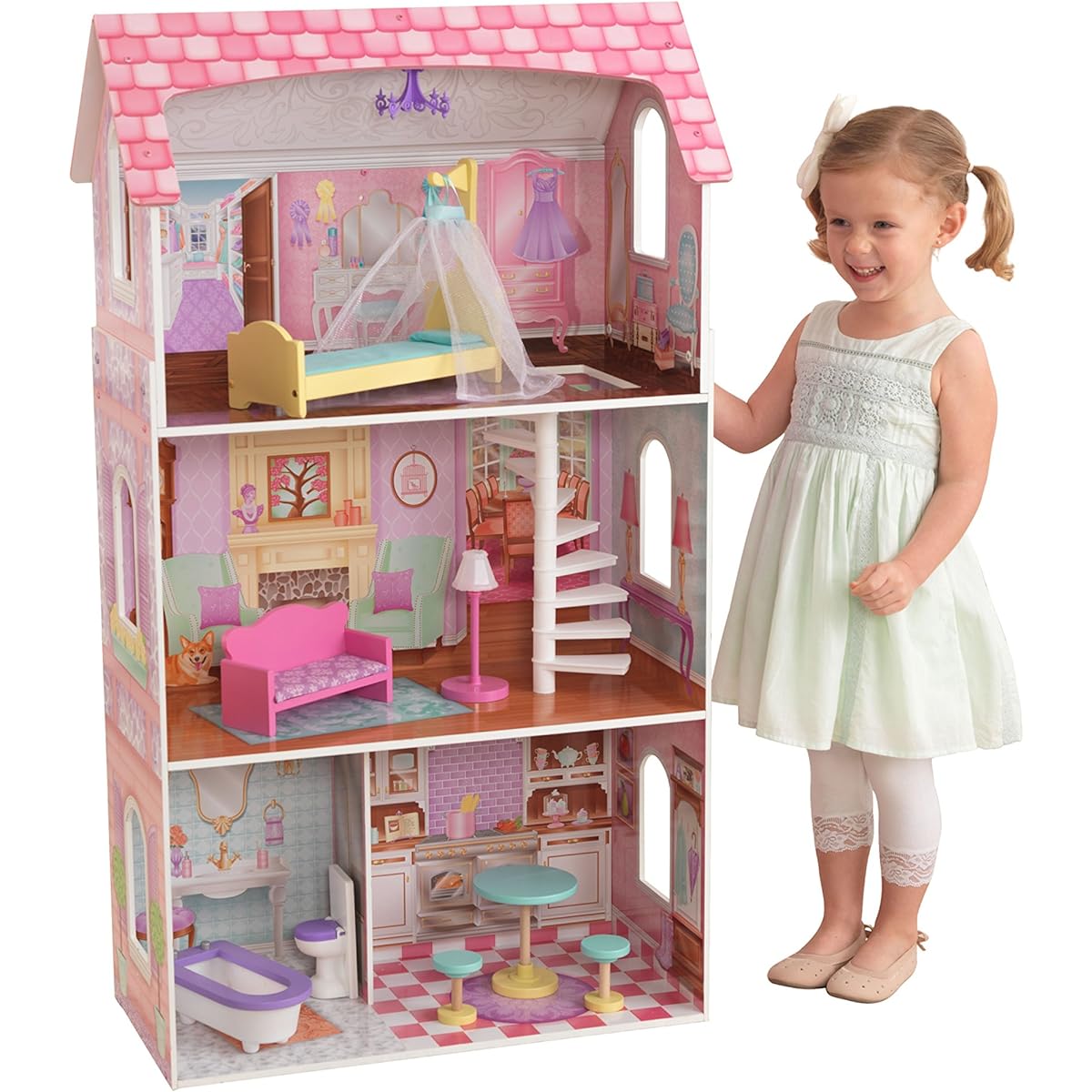 Kidkraft Penelope Dollhouse Wooden 65179 Authentic