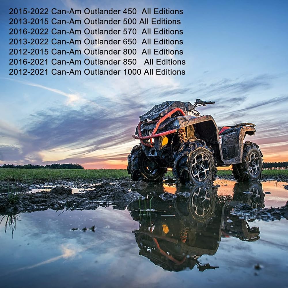 Can-Am Outlander 450 500 570 650 800R 850 1000 EFI XT XT-P XMR DPS Max XT/XT-P/XMR/DPS 3 Set Front & Rear Sintered Copper Brake Pads 705601014/15