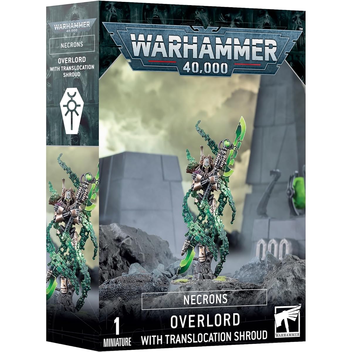 Games Workshop - Warhammer 40k - Necrons - Overlord with Translocation Shroud