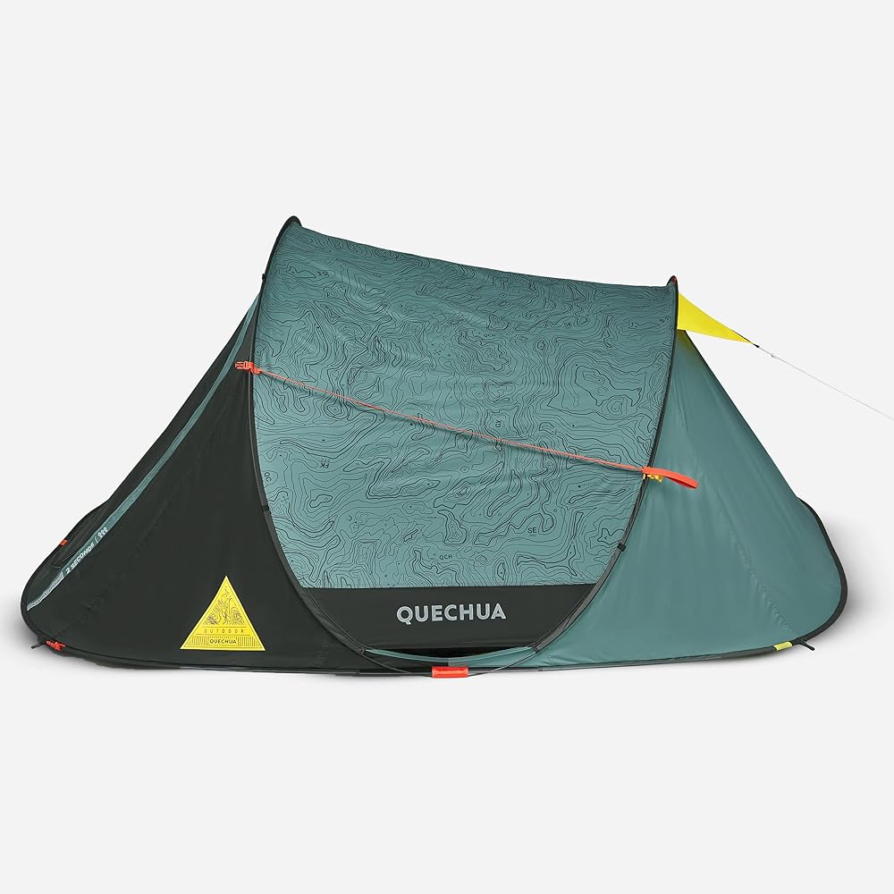 Quechua Decathlon Tent Pop-up Tent Camping/Climbing One-Touch Easy Setup 2SECONDS For 3 People Limited Color [One-touch Easy Setup Solo Family Outdoor Water Pressure Resistant Double Structure Wind Resistant Breathable Free Standing Compact Easy Setup Ea