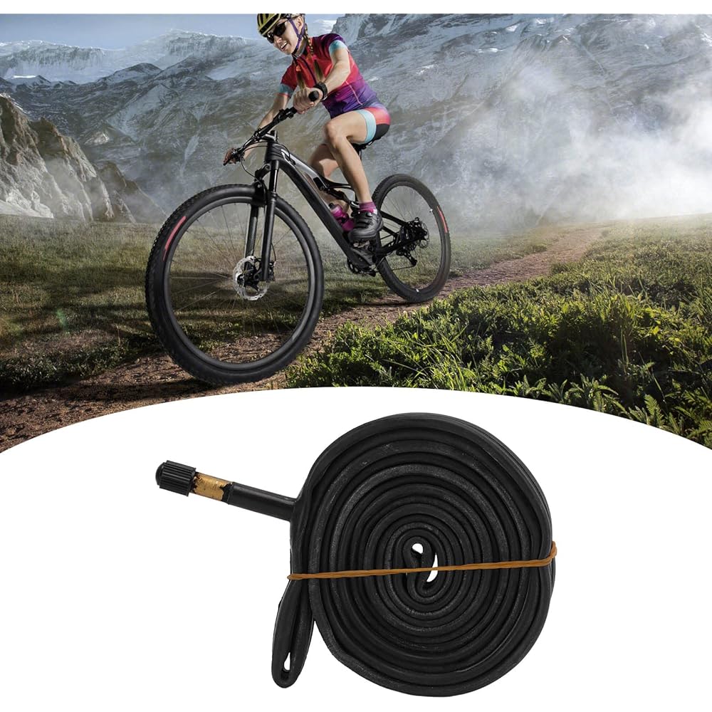 2Pcs Bike Inner Tube 700x23C Butyl Rubber Tire with 48mm American Valve Bicycle Accessories