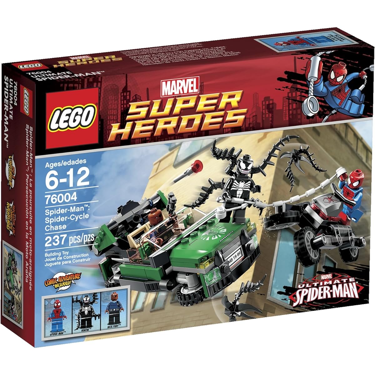 LEGO Super Heroes Spider-Cycle Chase 76004 Parallel import goods