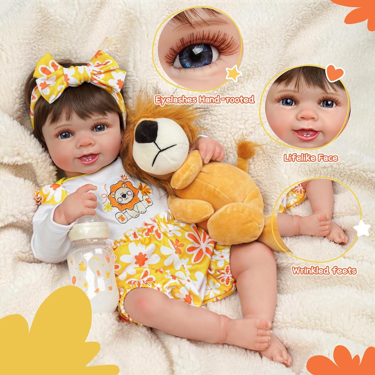 DreamyDolly Full Silicone Baby Doll