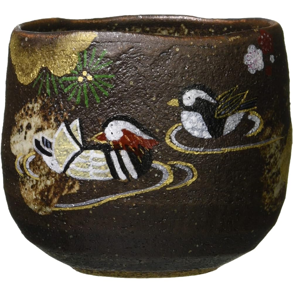 Kyoto ware Kiyomizu ware Yawata kiln Matcha bowl (in wooden box) Yugenzakura TBM532