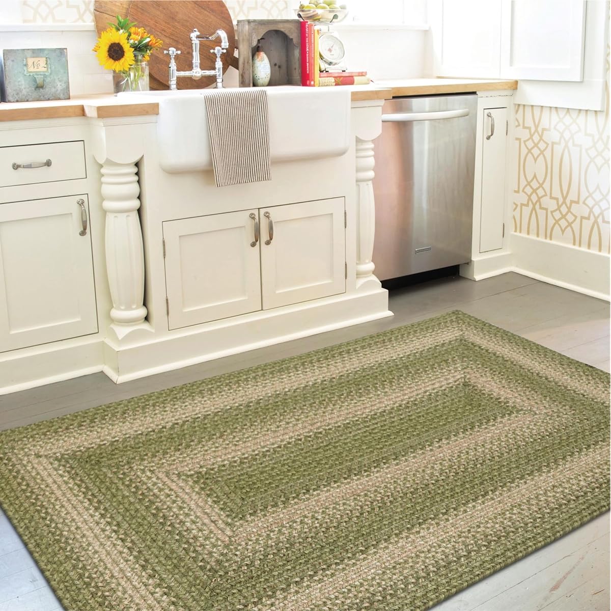 Homespice Decor – 22 x 72 Rectangle Grassland Jute Woven Runner