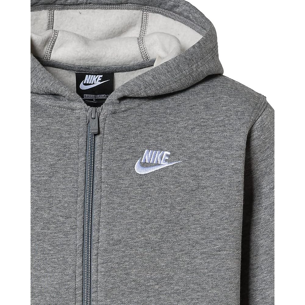 [Nike] Sweatshirt Full Zip YTH Club Full Zip Hoodie Sportswear Junior Kids Children