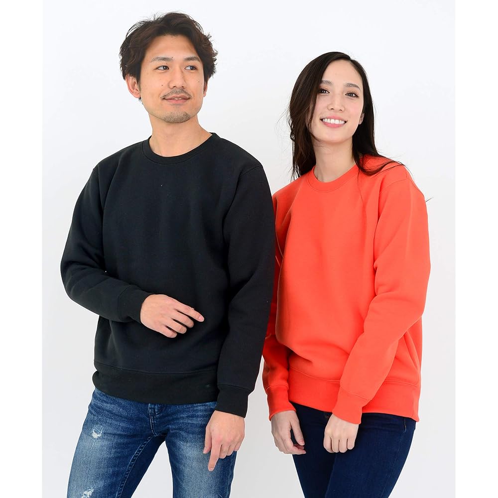 [T-Shirt Dot Estee] Sweatshirt, Plain, Fleece Lining, Warm, 10.0 oz, Men's, Women's