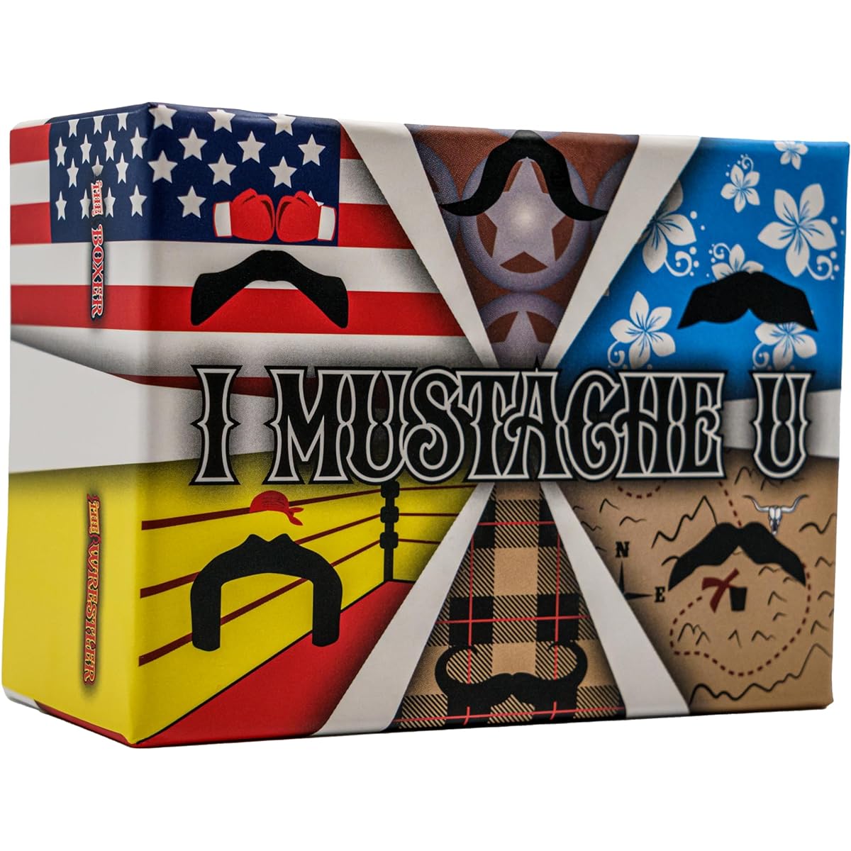 I MUSTACHE U - Social games for 18+ Get very personal - choose what's appropriate or inappropriate for parties, game nights, team building or meeting new people