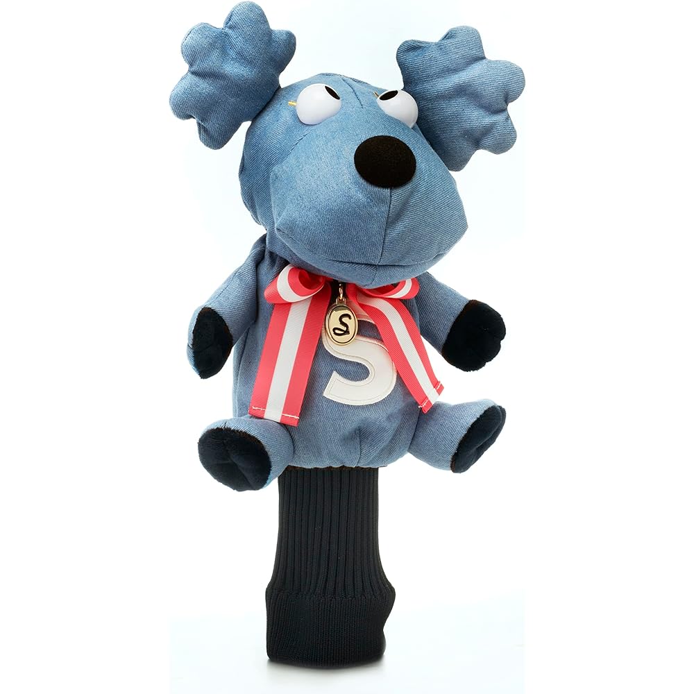 MU SPORTS 2023SS◆Mixed tweed and denim SHUSHU head cover◆703J3504/Saxophone blue/FREE