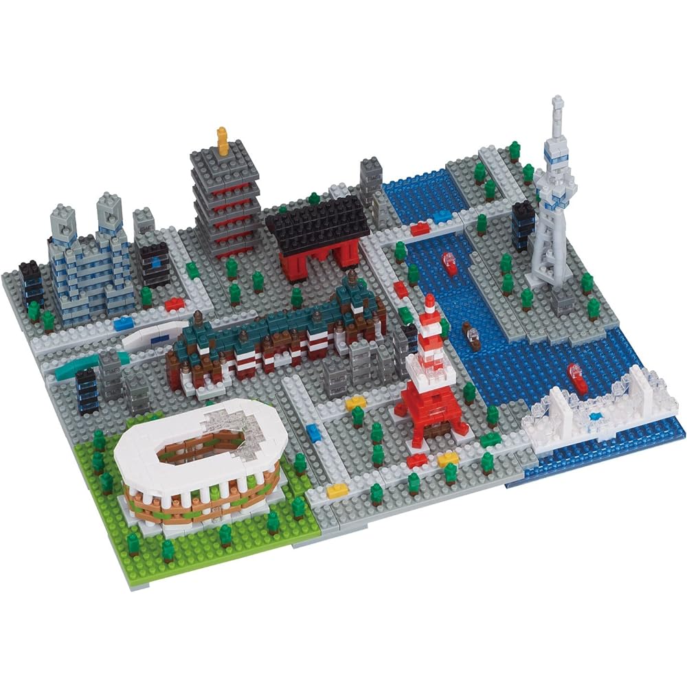 Nanoblock Tokyo NB-040 & Nanoblock exclusive tweezers NB-019 [Set purchase]