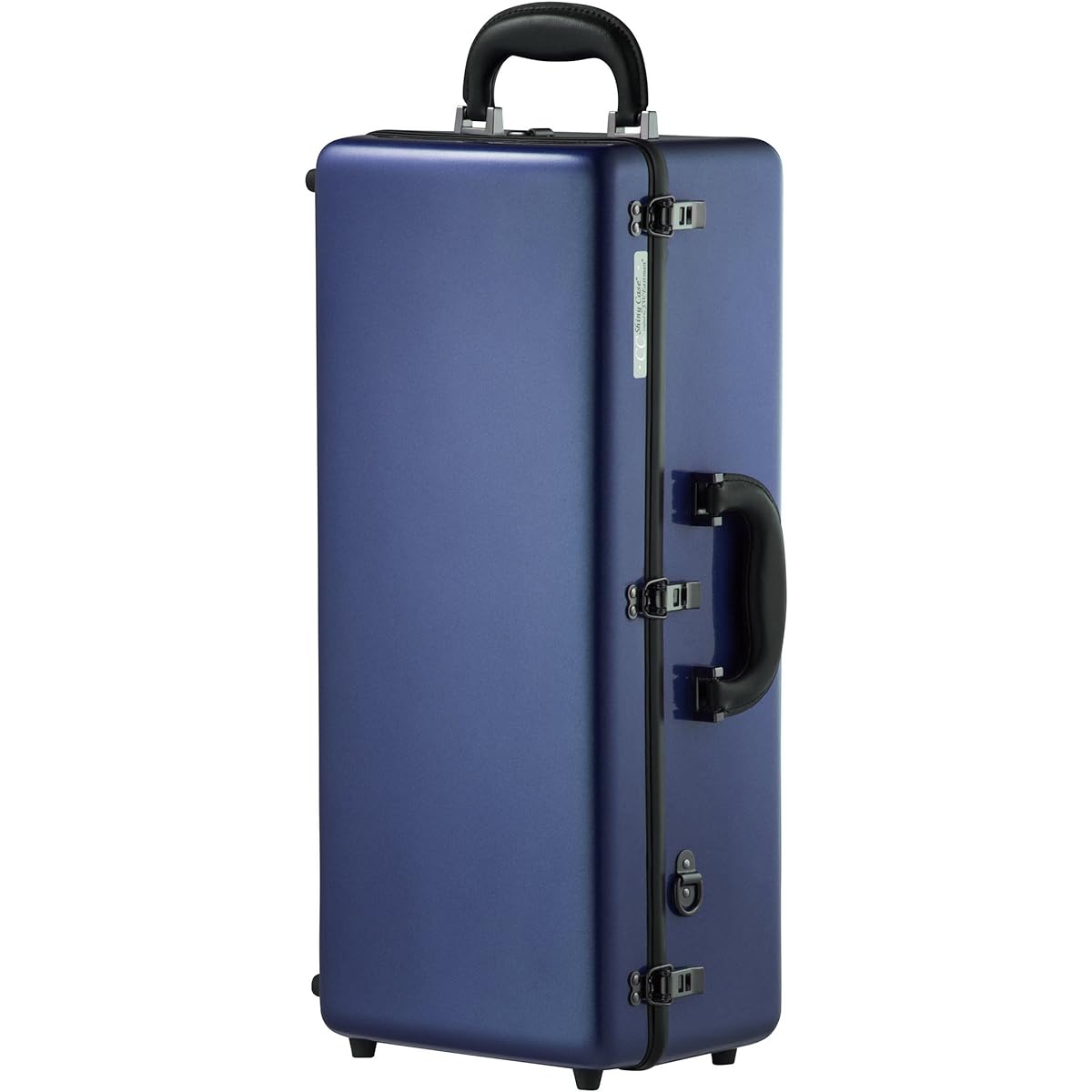 C.C. Shiny Case II Trumpet Double Light Blue CC2-TPW-LBL