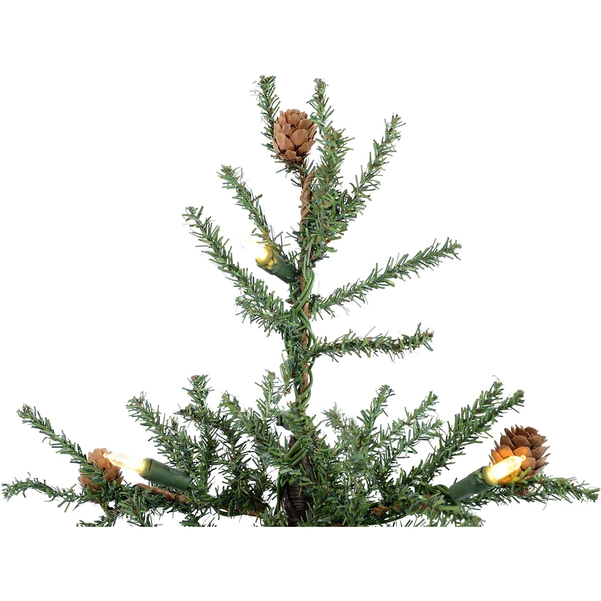 Vickerman Carmel Pine Artificial Tabletop Christmas Tree, 2', Green
