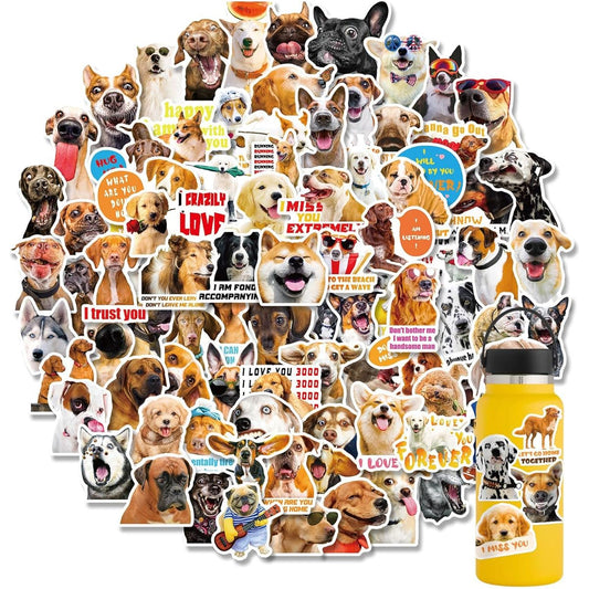 100 x Dog Stickers