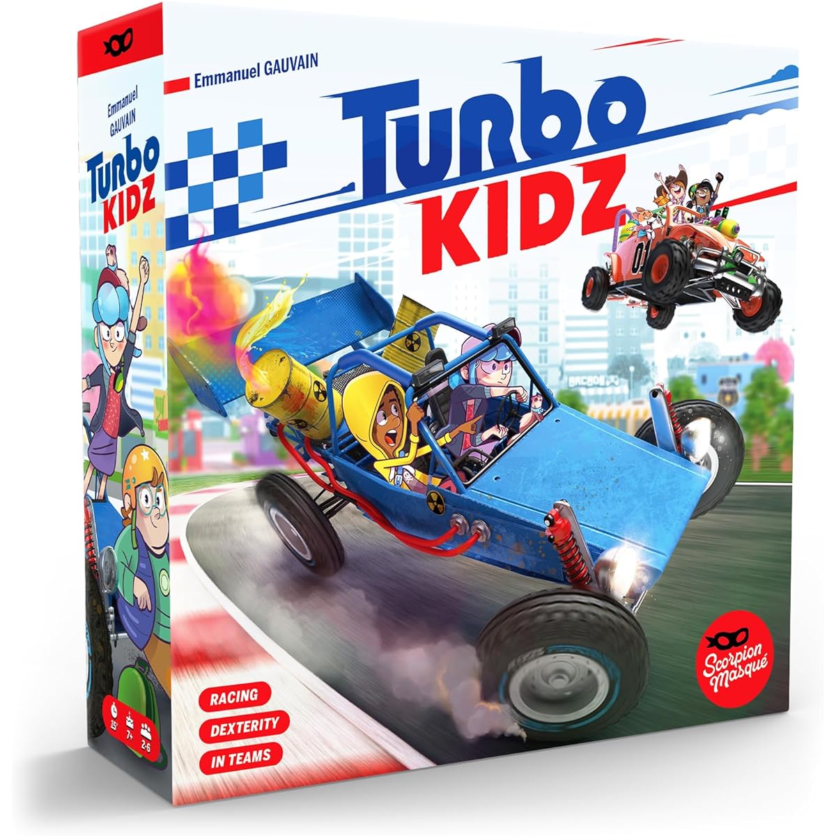 Scorpion Masqué Turbo Kidz | Dexterity Racing Game | Ages 7+ | 2-8 players | 20 minutes