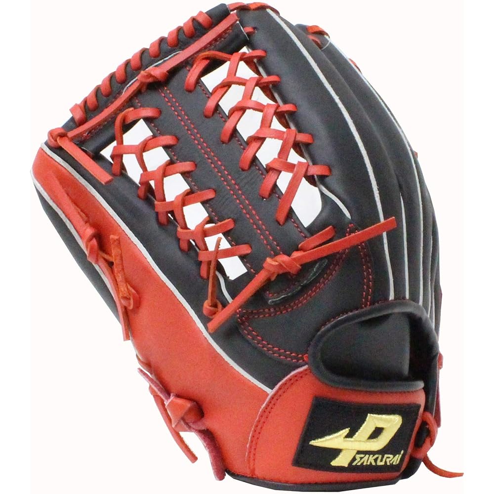 SAKURAI [Sakurai Boeki] PROMARK General Softball Gloves Present All-round L Size No. 3 Ball PGS-3155(N21), Black x Red