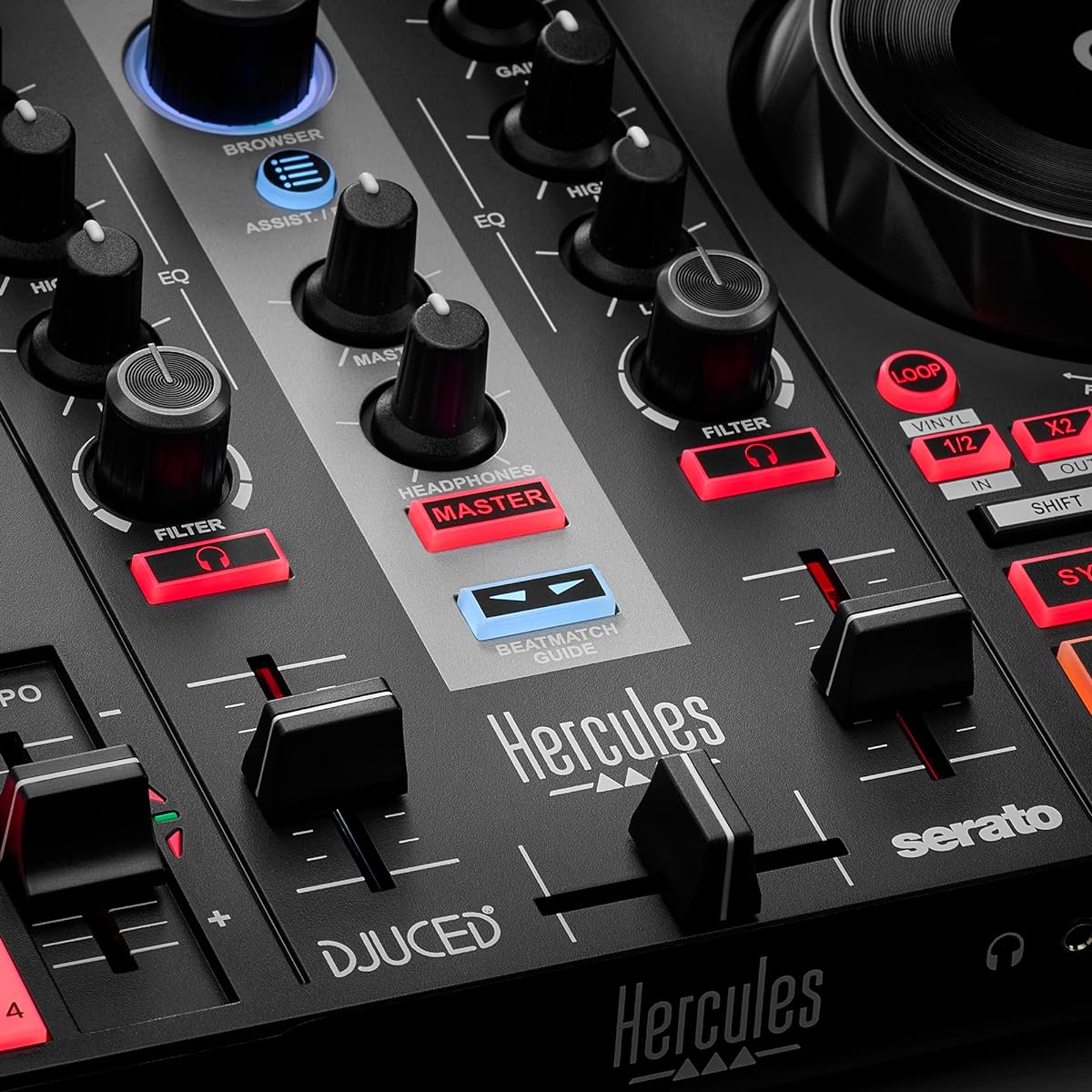 [Domestic genuine product] Hercules DJControl Inpulse 200 MK2 — The best DJ controller for learning mixing: Software and tutorial included
