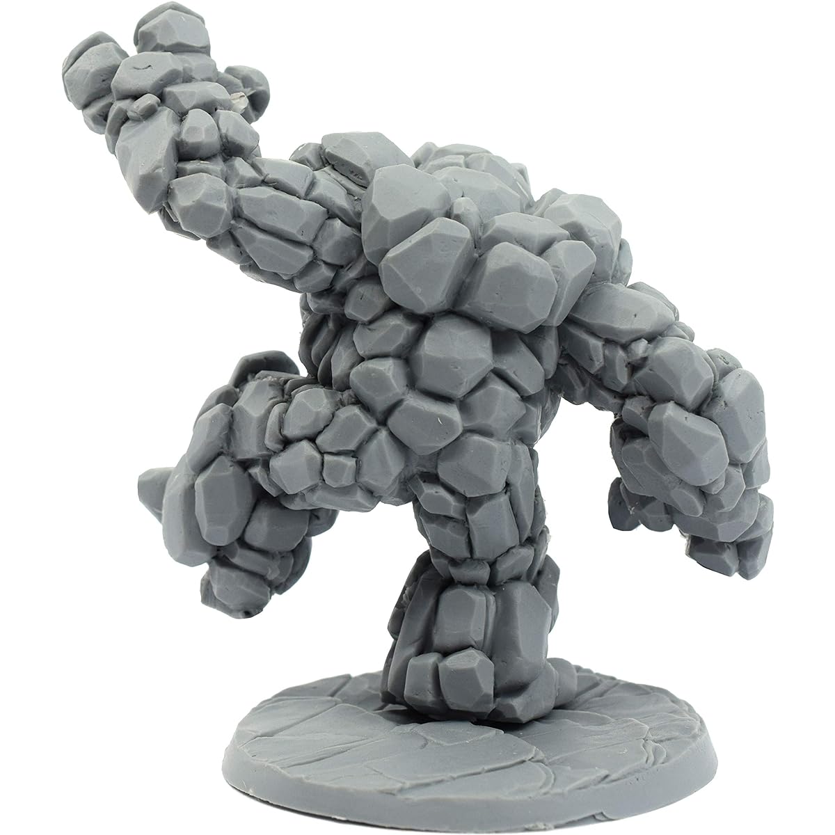Stonehaven Miniature Rock Elemental Miniature Figure 100% Urethane Resin 93mm Height (for 28mm Scale Tabletop Wargaming) Made in the USA