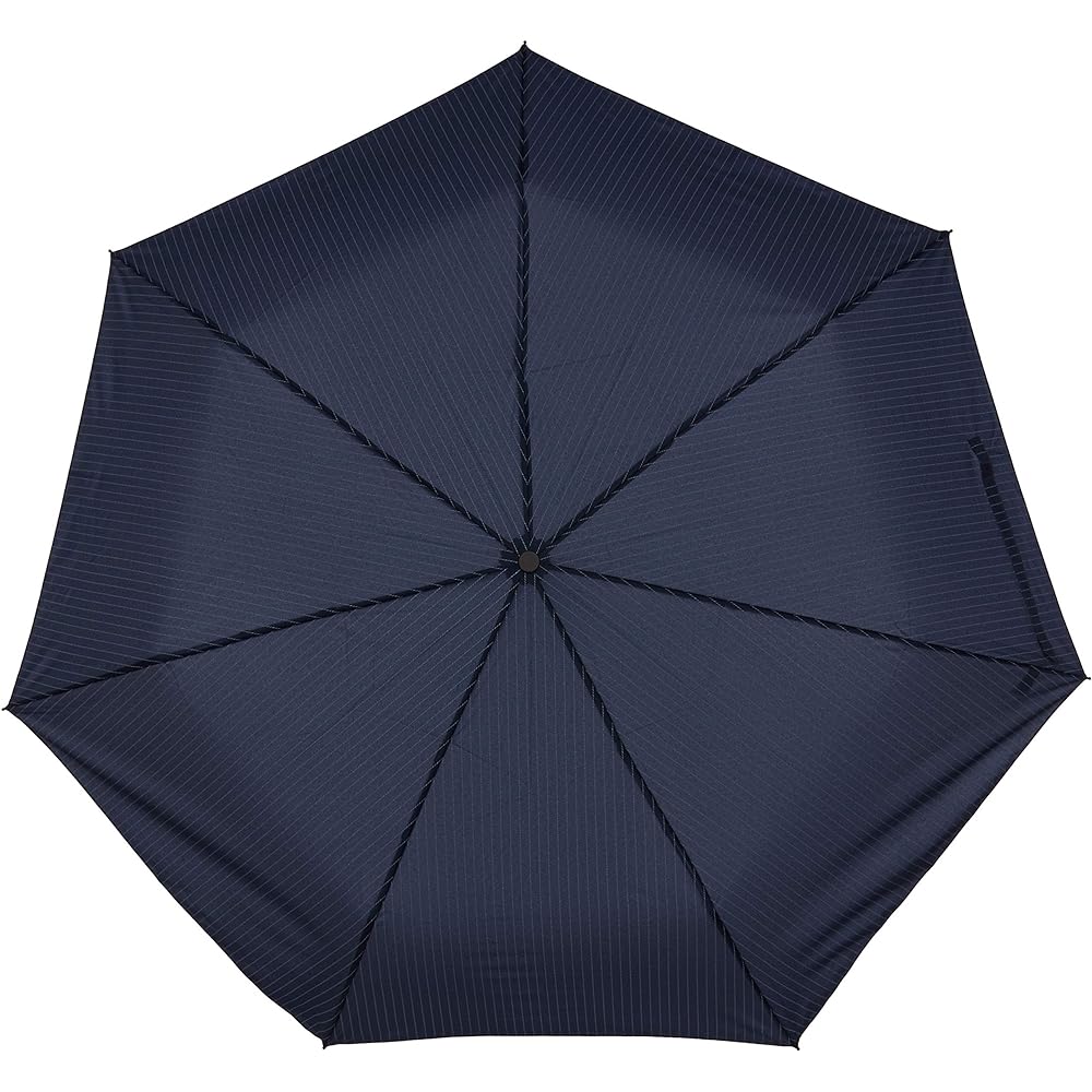 [Moonbat] Fulton [Automatic Open/Close Folding Umbrella] FULTON Men's Automatic Open/Close Folding Umbrella Striped Navy Men's Navy Blue Japan F (FREE Size)