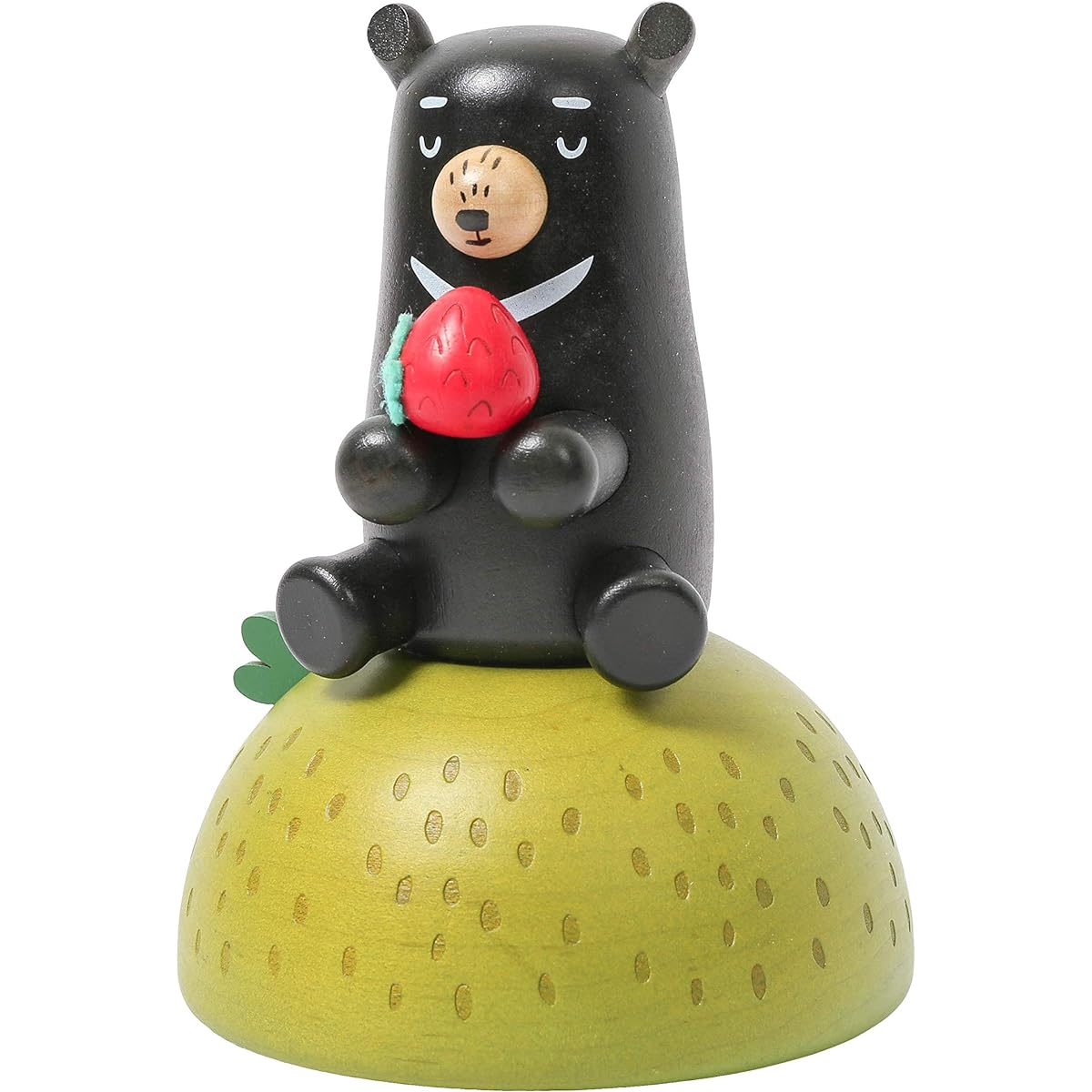 Wooderful Life Music Box Made of Wood | Black Bear | 1039606 | Hand Carved and Hand Painted Cute Funny Kids Gift | Play - Let Me Call You Sweet Heart