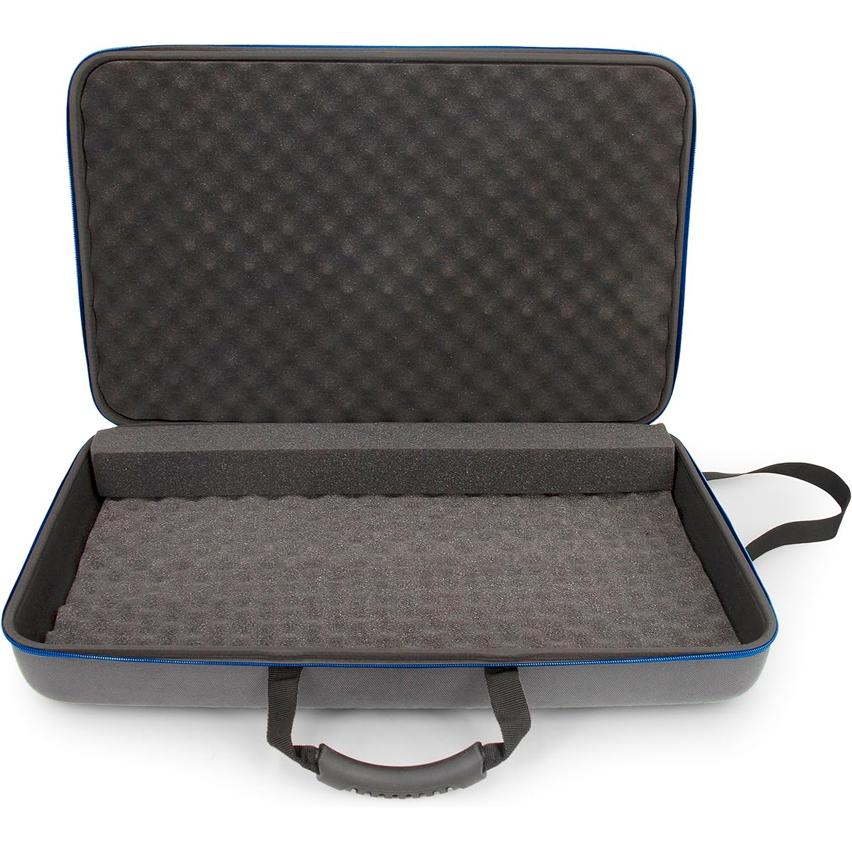 CASEMATIX Hard Case Pioneer DJ Controller DDJ FLX4 2 Deck Compatible with Rekordbox 400 Padded Protection with Shoulder Strap for DJ Controller and Mixer Accessories Case Only