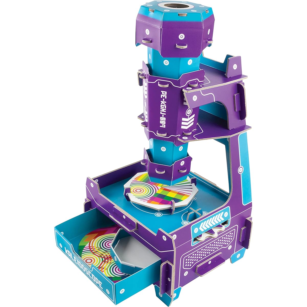 Build Your Own Kaleidoscope I Colorful Discs Provided I Fun Gifts for Kids Girls Boys and Families I Ages 8+ I Eco Friendly Slots Together Kit