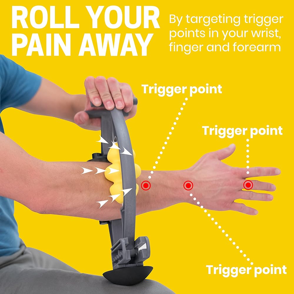 (Rolflex) Rolflex Foam Roller Re-imagined Whole Body Myofascial Release & Trigger Point Tool Set of 5 Foam Rolling Tools