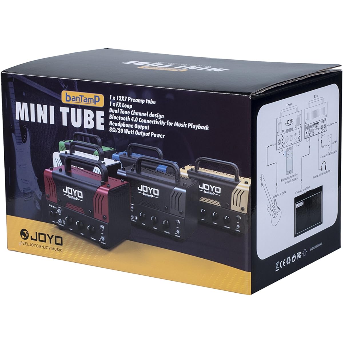 [Domestic regular product] JOYO banTamP METEOR (yellow) 20W 2 channel tube amplifier head