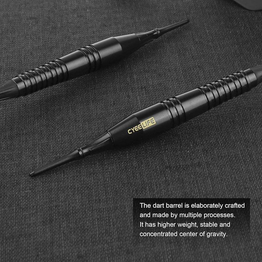 CyeeLife 16g Pure Copper Soft Tip Darts Set Soft tip Darts(White)