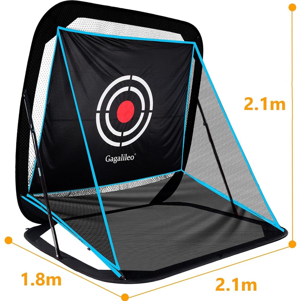 Golf net foldable with carry bag 2.1x2.1x1.8m