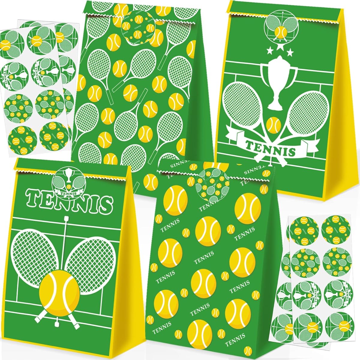 Tennis Party Bags Tennis Gift Bags Tennis Party Favors Girls Tennis Birthday Party Supplies 24 Pieces