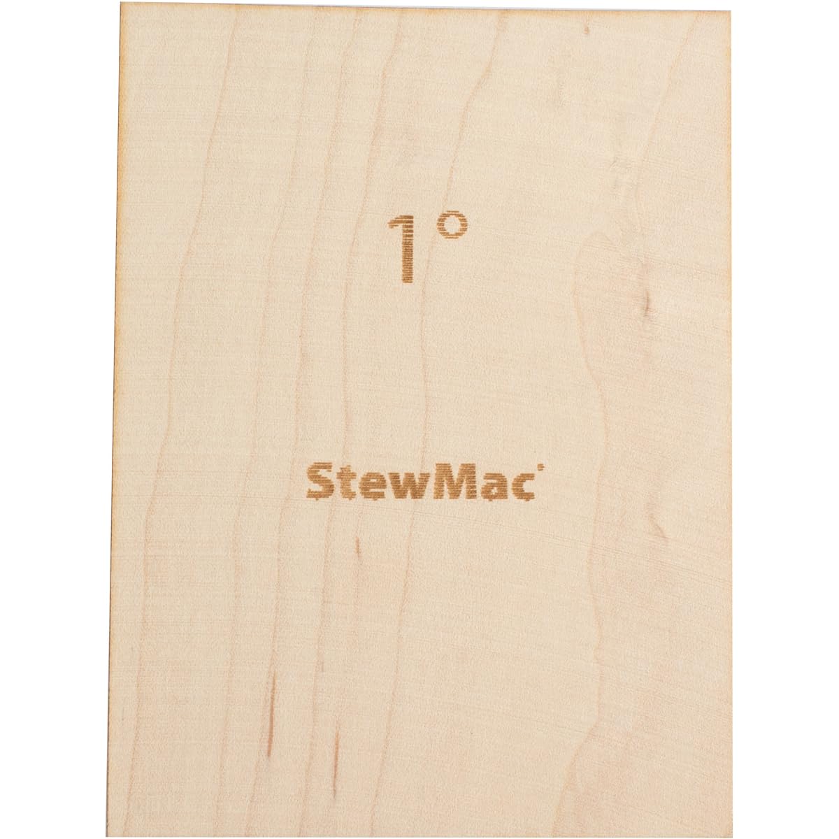 StewMac Base Neck Shim for Bolt-on Neck Solid Maple Blank Set of 3