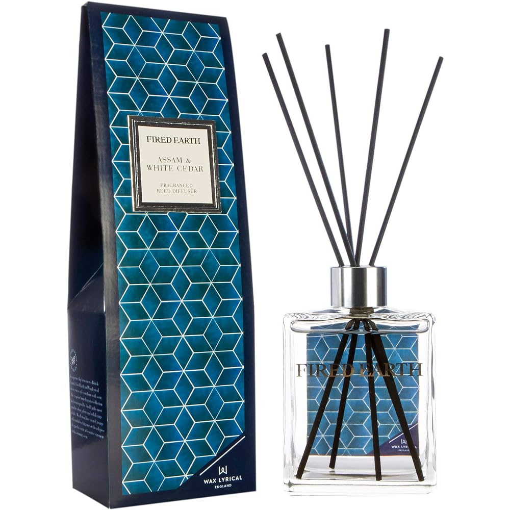 WAX LYRICAL FIRED EARTH Diffuser 180ml Green Tea & Bergamot