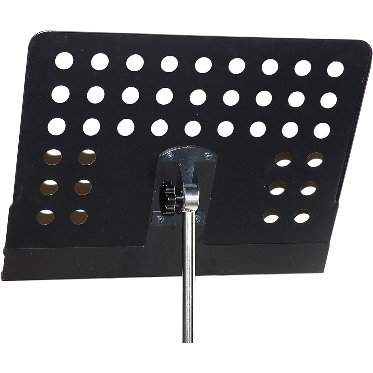 Cosmo M・S Techno Fixed Leg Music Stand (With Holes/Double) Black Steel F60CHW