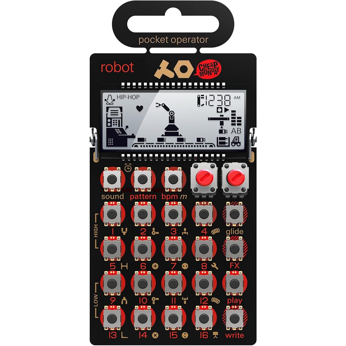 Teenage Engineering Pocket Operator 8bit Synth PO-28 robot [Regular Imported Product]
