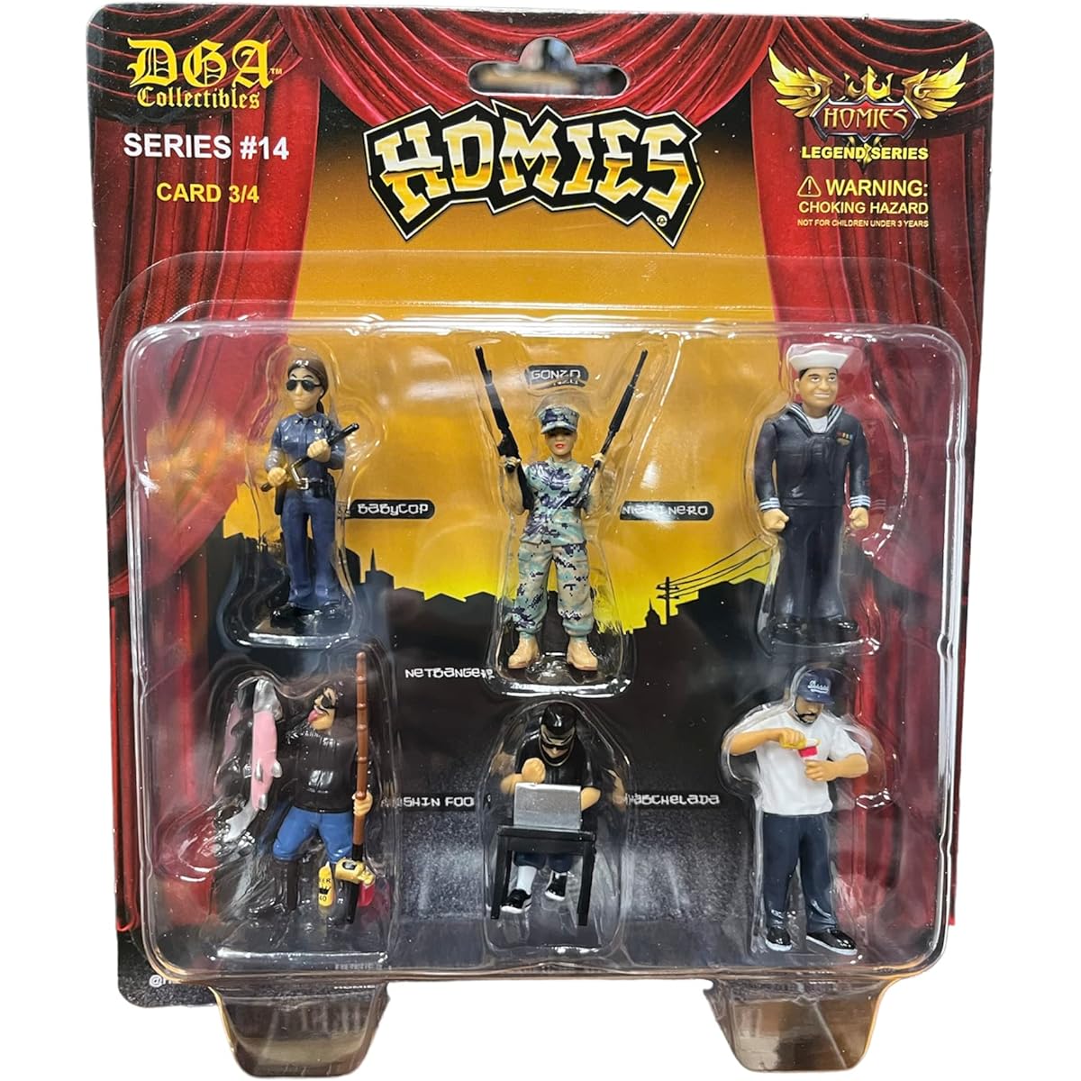 Homies Series #14 Collector Figure Card #3 4