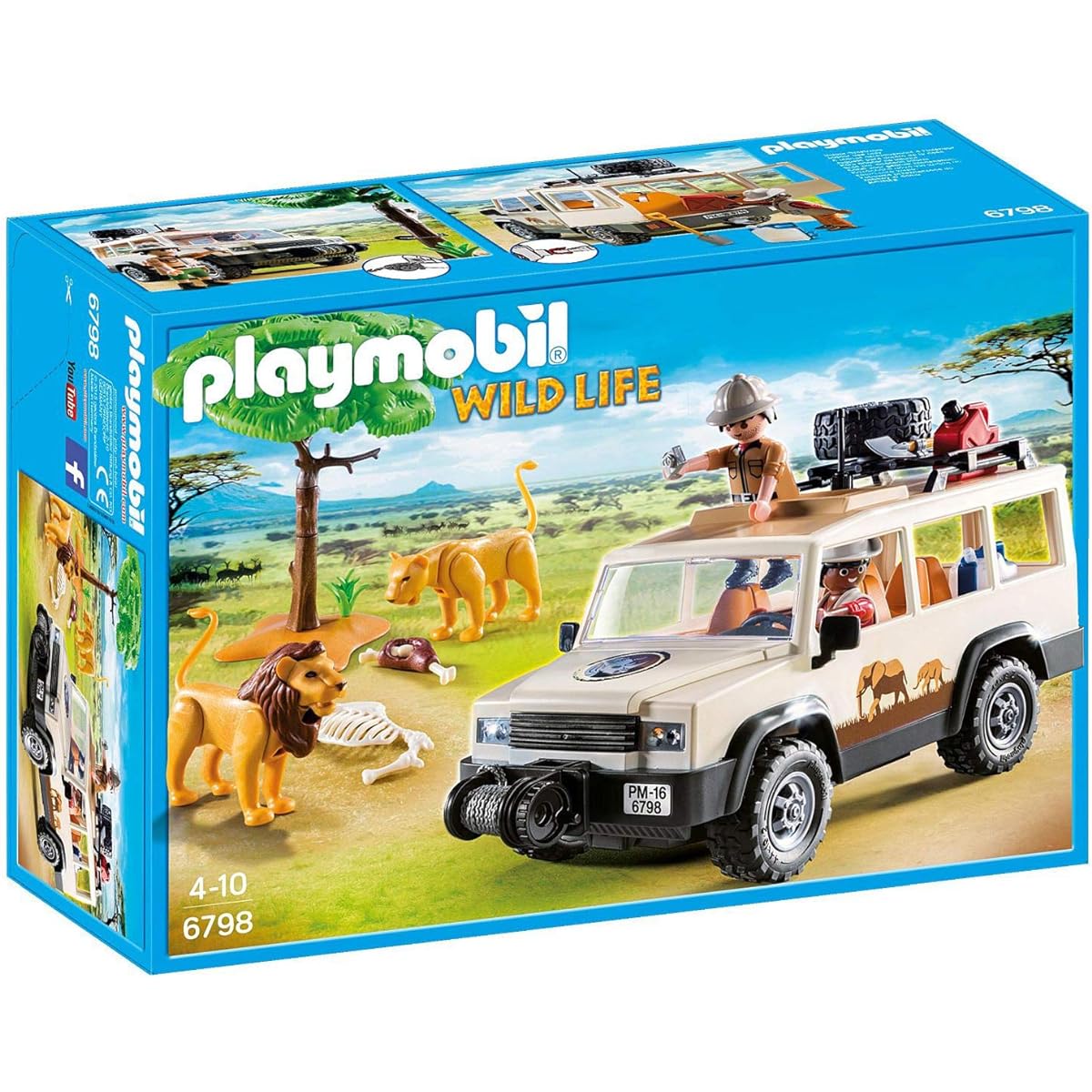 Playmobil 6798 Safari Truck With Lions / Animals / Sealed