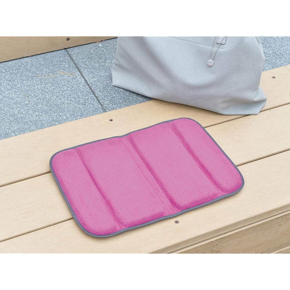 EXGEL Mobile Cushion M Black MOB01-BK Cushion Portable Made in Japan Foldable Portable Compact Urethane Foam