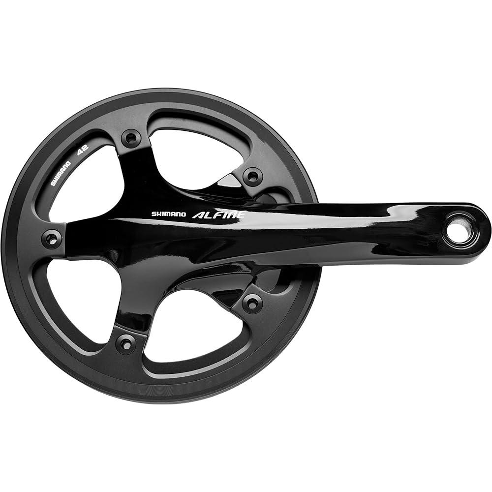 SHIMANO ALFINE FC-S501 Single Guard Crankset (with BB)