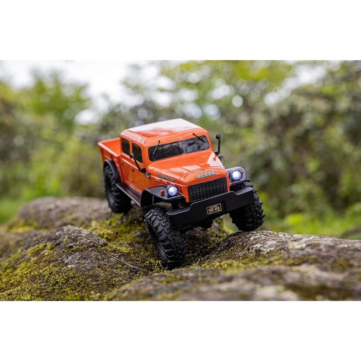 Axial SCX24 40's 4-door Dodge Power Wagon Orange 1/24 4-wheel drive-RTRAXI00007T1