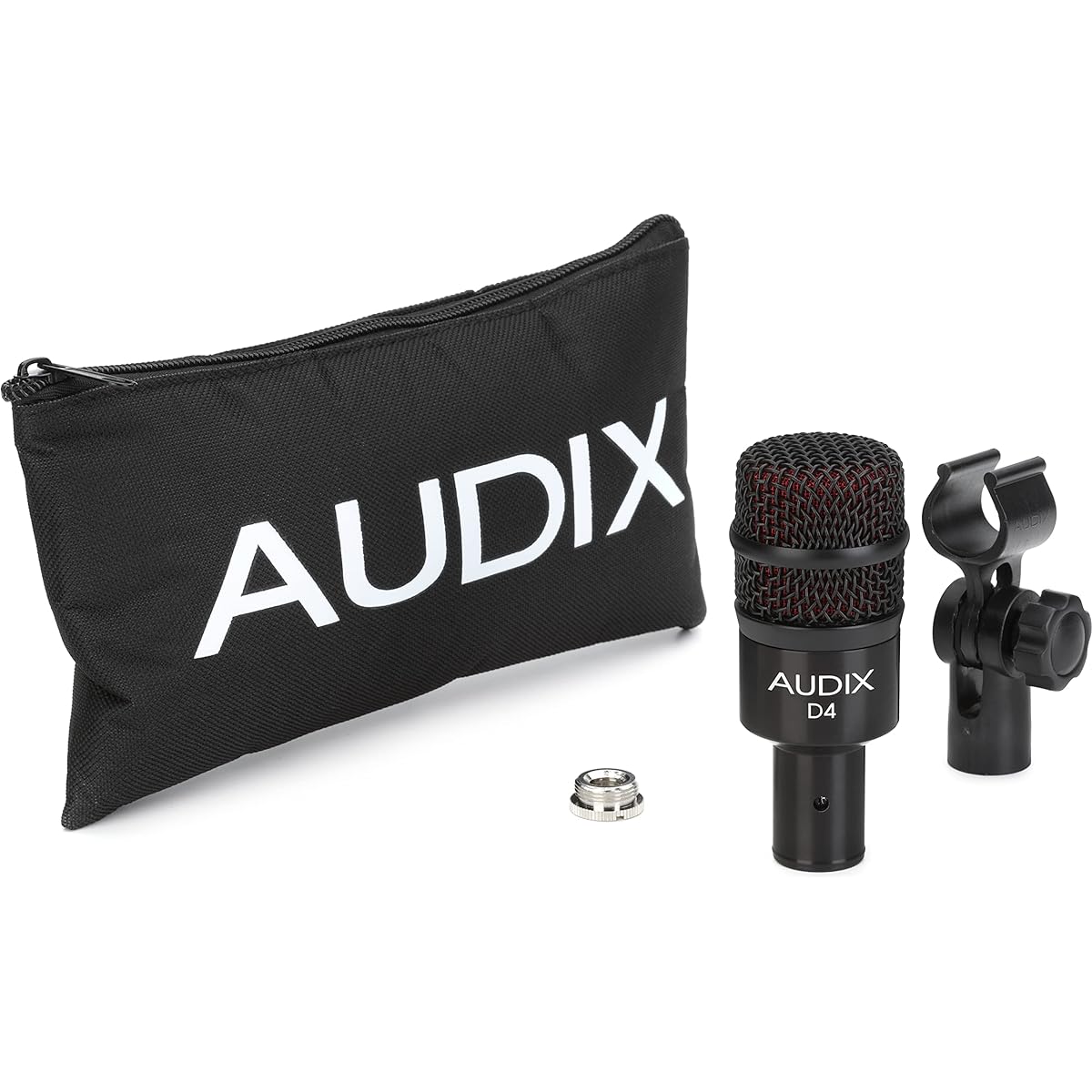 AUDIX Hypercardioid Dynamic Microphone for Musical Instruments D4 [Official Japanese Product]