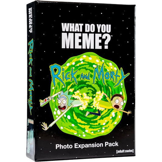 WHAT DO YOU MEME? Rick & Morty Photo Expansion Pack Added to core game