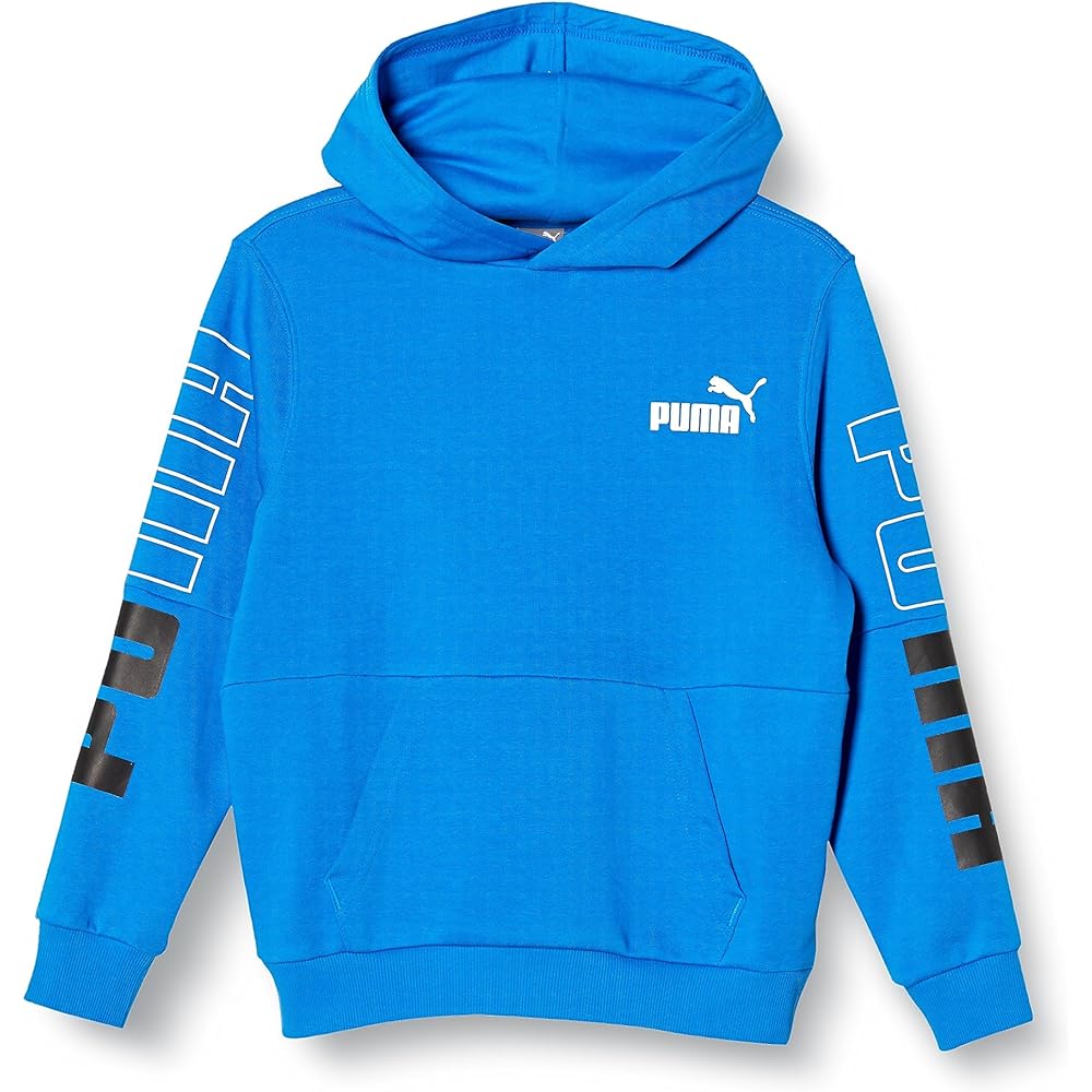 [PUMA] Fleece Hoodie Sweatshirt POWER Color Block Hoodie Sweatshirt TR 678570 Boys