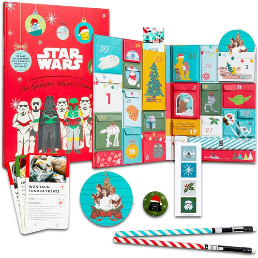 Star Wars Advent Calendar Countdown to Christmas - 25 Days Star Wars Advent Calendar 2023 Ornaments, Trinket Boxes, Prizes and More | Star Wars Holiday Gift Sets for Kids and Adults, Star Wars Advent Calendar.
