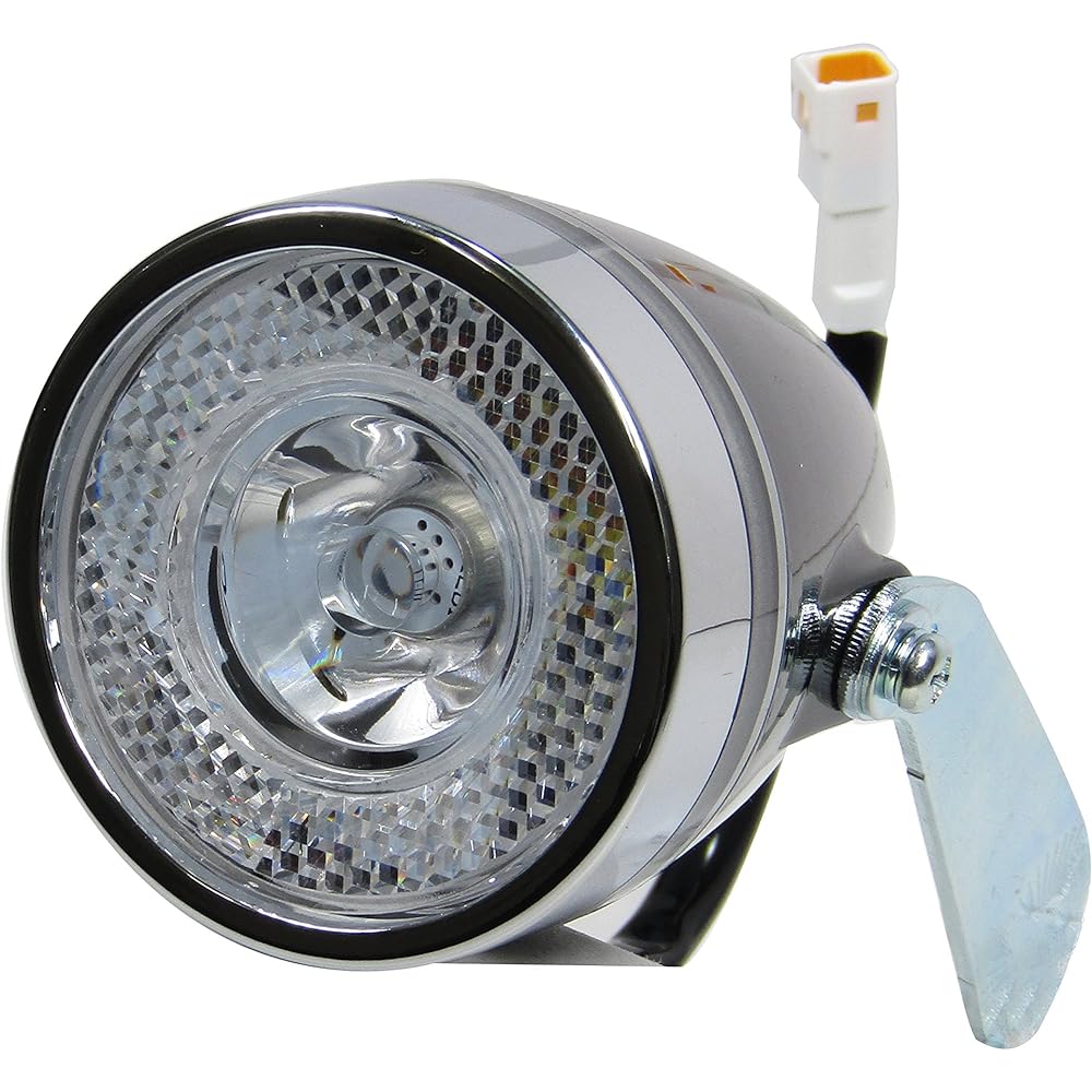BRIDGESTONE Reflector Lamp Battery Bicycle Light Side Lamp with Reflector Black 6500326KSK