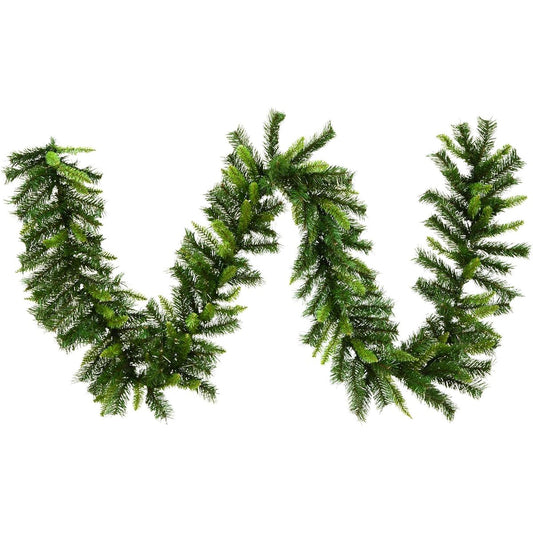 Vickerman 9 'x 12"Imperial Pine Traditional Artificial Christmas Garland-消灯