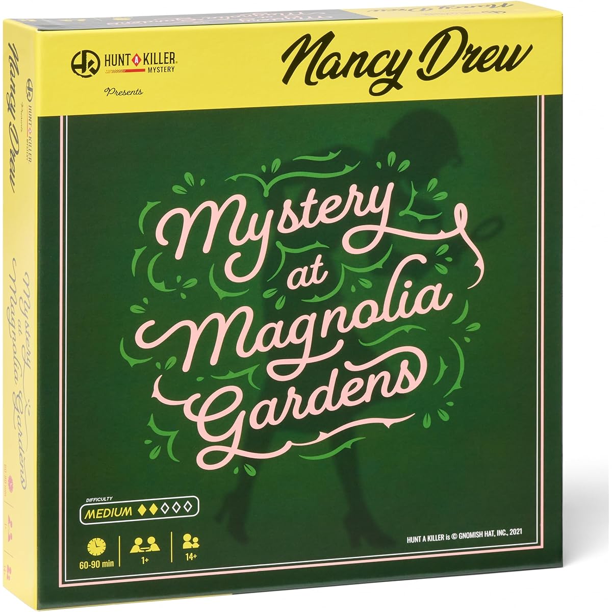 Hunt A Killer - Nancy Drew - Mystery at Magnolia Gardens Immersive Murder Mystery Game Examine the evidence Eliminate suspects Catch the culprit Become a detective Game Night