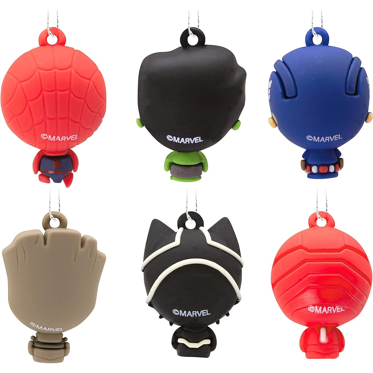 Hallmark Marvel Superheroes Miniature Christmas Ornaments, Set of 6