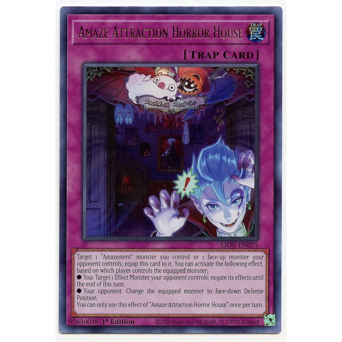 Amaze Attraction Horror House - LIOV-EN075 - Ultra Rare - First Edition