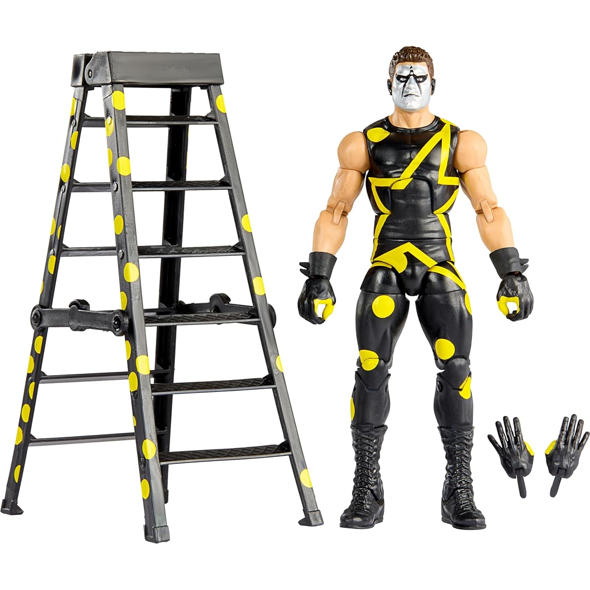 WWE Stardust Elite Collection Action Figure with Accessories, Articulation, Lifelike Details, Collectible Toy, 6"