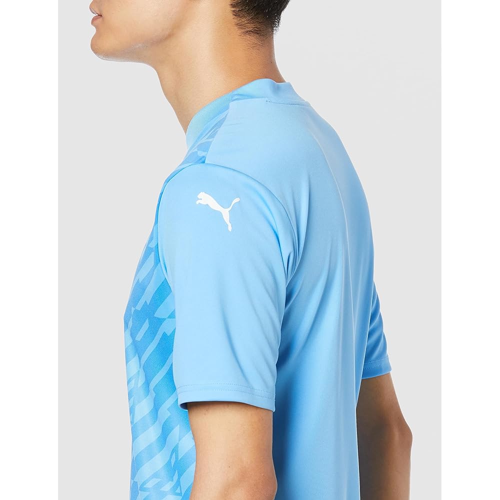 PUMA 705758 Men's Soccer Short Sleeve Absorbent Quick Drying TEAMCUP Graphic Game Shirt